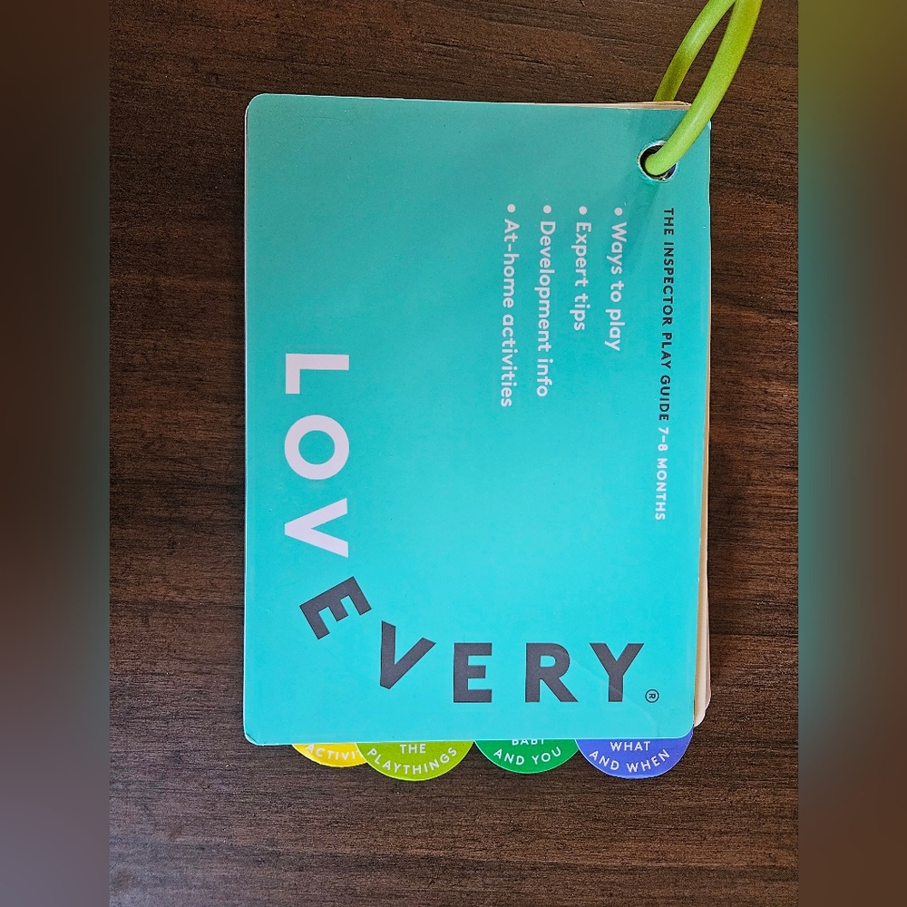 Lovevery "The Sensor" Toy Guide 7-8 months